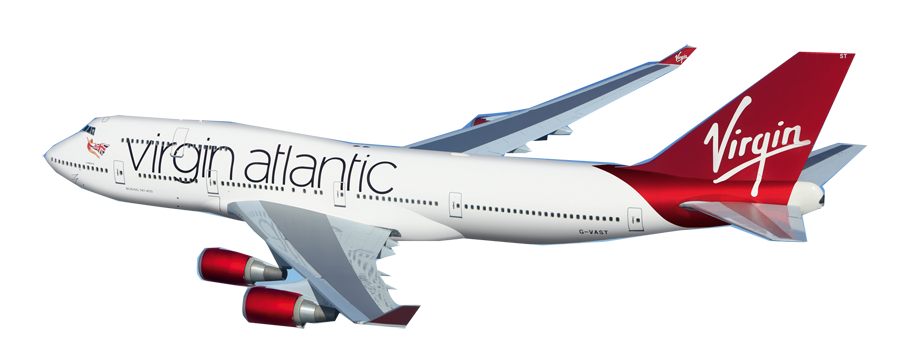 Virgin Atlantic flight png