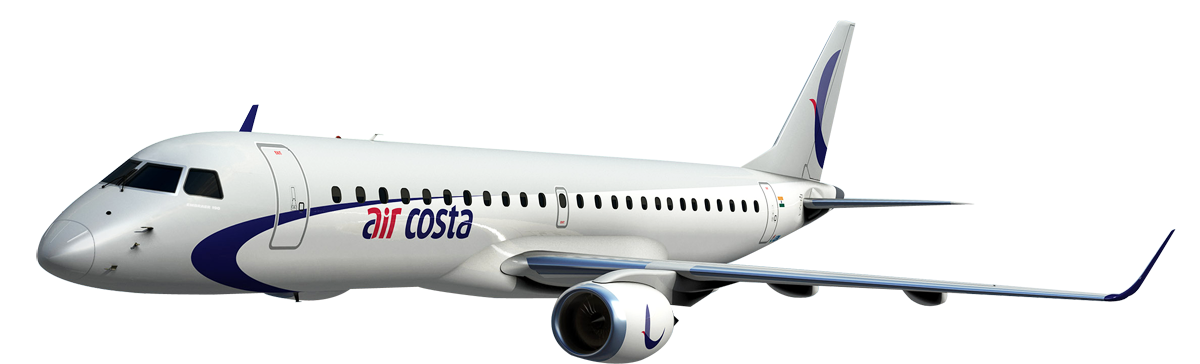 air costa airlines png 