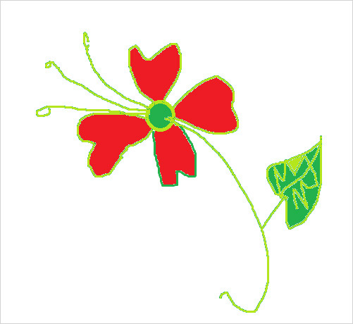 paint drawing images flower